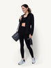L.F.W. - SECOND SKIN LEGGING - Black Mat
